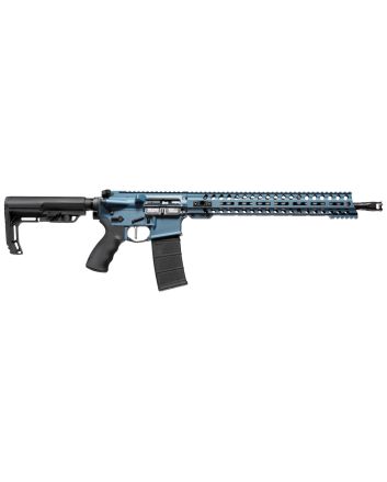 Patriot Ordnance Factory 01580 Wonder5.56x45mm NATO 16.50" 30+1 Blue Titanium Cerakote 6 Position MFT Minimalist Stock