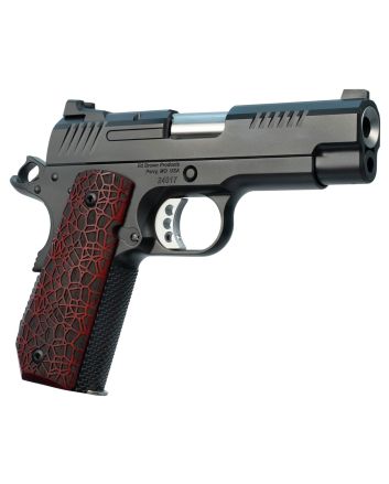Ed Brown EVOKC9G4 1911 EVO KC9 9mm Luger 9+1 4" Stainless Bull Barrel, Black Gen4 Serrated Carbon Steel Slide &amp; Frame w/Beavertail, Black G10 Grip, Ambidextrous