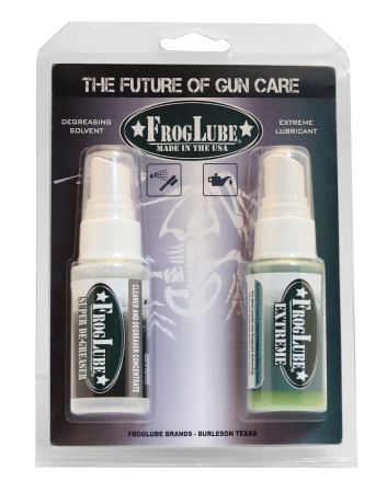 FrogLube 15265 Dual KitCleans, Lubricates, Prevents Rust &amp; Corrosion Removes Oil, Grease, Dirt 2 oz Spray Bottle