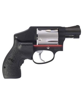 Smith &amp; Wesson 12643 Performance Center Model 442 38 S&amp;W Spl +P 5rd 1.88" Black Stainless Steel Barrel, Black Fluted Cylinder, Matte Black Aluminum Black Frame with Black Crimson Trace Lasergrip