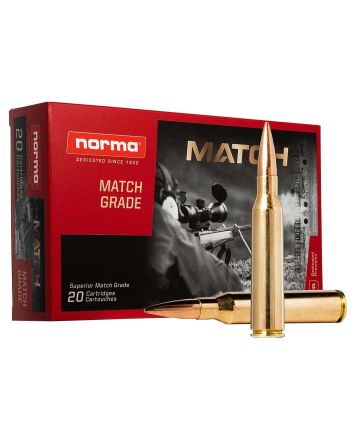 Norma Ammunition 20185272 Dedicated Precision Golden Target Match 338NormaMag 300gr 20 Per Box/10 Case