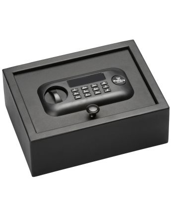 Bulldog BD1030 Digital Top Open Vault Standard Keypad Entry Black Powder Coat Steel 11.80" x 8.70" x 4"