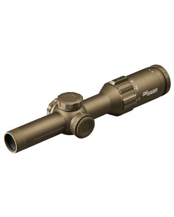 Sig Sauer Electro-Optics SOT61231 Tango6TFlat Dark Earth 1-6x24mm 30mm Tube Illuminated Horseshoe Dot 5.56/7.62 Reticle