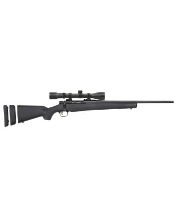 Mossberg 28027 Patriot Super Bantam 6.5 Creedmoor Caliber with 5+1 Capacity, 20" Fluted Barrel, Blued Metal Finish &amp; Black Synthetic Stock Right Hand (Youth) Includes 3-9x40mm Scope
