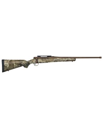 Mossberg 28044 Patriot Predator 243 Win 5+1 22" Patriot Brown Cerakote 4.49" Fluted Barrel Patriot Brown Cerakote Steel TrueTimber Strata Right Hand