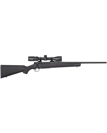 Mossberg 28052 Patriot22-250 Rem Caliber with 5+1 Capacity, 22" Fluted Barrel, Matte Blued Metal Finish &amp; Black Synthetic Stock Right Hand (Full Size) Includes Vortex Crossfire II 3-9x40mm Scope
