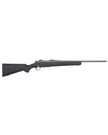 Mossberg 28068 PatriotFull Size 22-250 Rem 5+1 22" Stainless Cerakote Fluted Barrel, Drilled &amp; Tapped Stainless Cerakote Receiver, Black Fixed Synthetic Stock, Right Hand