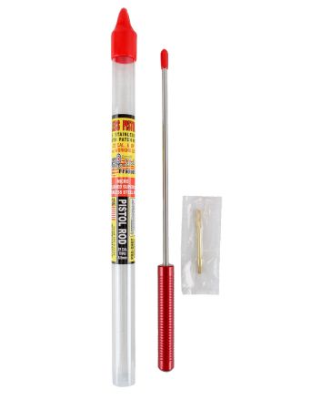 Pro-Shot 1PS82226 Micro-Polished Cleaning Rod .22 Cal &amp; Up Pistol 8" Stainless Steel w/Swivel Handle