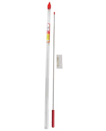 Pro-Shot 1PS262226 Micro-Polished Cleaning Rod .22 - .26 Cal 26" Short Rifle #8-32 Thread 26" Working Length Stainless Steel