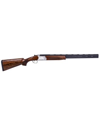 ATI ATIGKOF410SVE Cavalry SVE 410 Gauge 3" 2rd 26" Blued O/U Barrel, Silver Engraved Metal Finish, Oiled Turkish Walnut Stock, Ejector, 5 Chokes