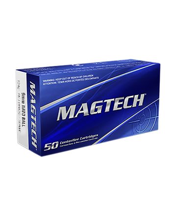 Magtech 9NATO Range/Training9mmLuger 124gr Full Metal Jacket 50 Per Box/20 Case