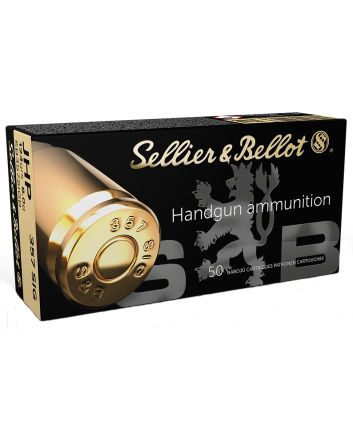 Sellier &amp; Bellot SB357SIGB Handgun357Sig 124gr Jacketed Hollow Point 50 Per Box/20 Case