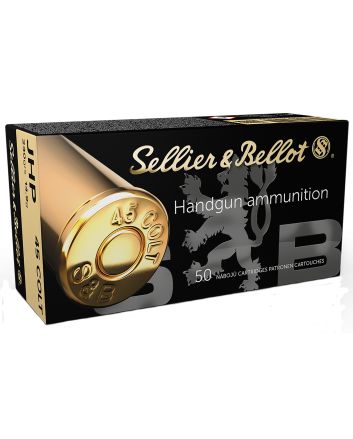Sellier &amp; Bellot SB45F Handgun45Colt 230gr Jacketed Hollow Point 50 Per Box/12 Case