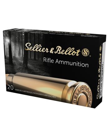 Sellier &amp; Bellot SB3006F Rifle30-06Springfield 147gr Full Metal Jacket 20 Per Box/20 Case