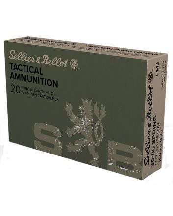 Sellier &amp; Bellot SB3006M2 Rifle30-06Springfield 150gr Full Metal Jacket 20 Per Box/20 Case