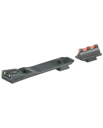 Ruger 90340 Fire Sight Sight Set Ruger 10/22 Black Fiber Optic Red Front/Green RearBlack