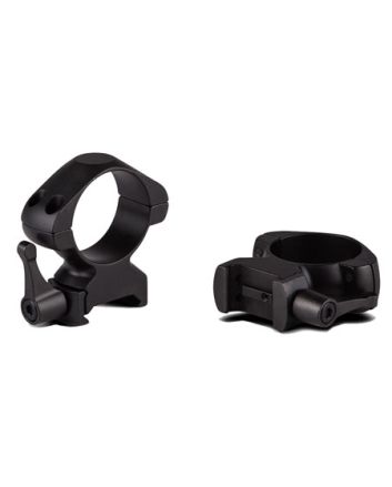 Konus 7406 Steel RingsMatte Black 1" Quick Release High 0 MOA