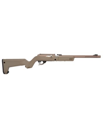 Tactical Solutions ATDQSBBFDE X-Ring Takedown VR 22 LR Caliber with 10+1 Capacity, 16.50" Barrel, Quicksand Metal Finish &amp; Fixed Magpul Backpacker Flat Dark Earth Stock Right Hand (Full Size)