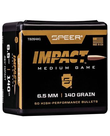 Speer TB264H1 Impact6.5Creedmoor 140gr Speer Impact 50 Per Box/5 Case