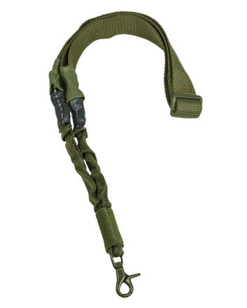 NcStar AARS1PG Single Point SlingGreen Nylon 44"-60" OAL Adjustable Bungee
