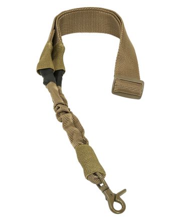 NcStar AARS1PT Single Point SlingTan Nylon 44"-60" OAL Adjustable Bungee