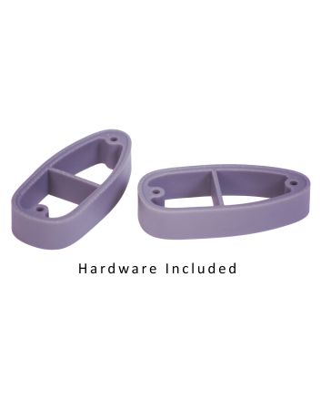 Crickett KSA000012 LOP Spacer KitPurple Polymer Fits Crickett Synthetic Rifles, Kit Includes 2 3/4" Spacers, 2 Long &amp; 2 Short Butt Plate Screws &amp; Instruction Card