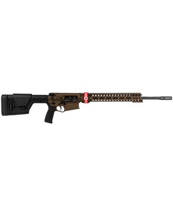 Patriot Ordnance Factory 01567 Revolution DI Gen4 6.5 Creedmoor 20" 20+1 Burnt Bronze Adjustable Magpul PRS Stock 14" M-LOK