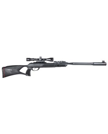 Gamo 6110063354 Swarm Fusion 10X Gen 3 Gas Piston 177 10rd Shot Black Black Fluted Steel Barrel Black Receiver Black All Weather Lightweight Thumbhole Stock Scope 3-9x40mm