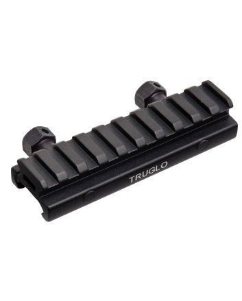 TruGlo TG8970B Picatinny Riser MountMatte Black Anodized
