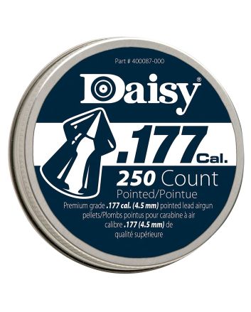 Daisy 987777406 PrecisionMax Premium 177 Lead Pointed Field Pellet 250/Tin
