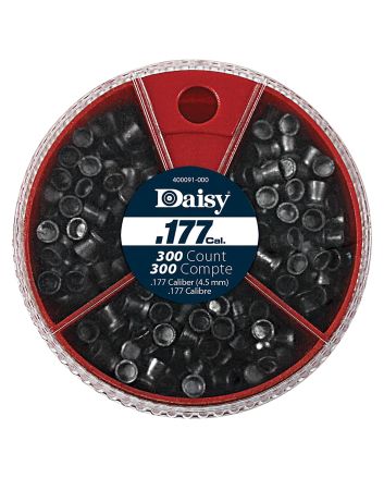 Daisy 987781406 Dial-A-Pellet Premium 177 Lead Flat Nose Pointed Hollow Point 300/Tin