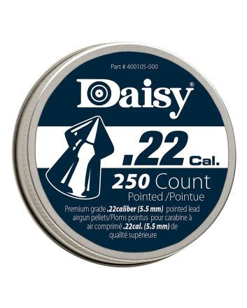 Daisy 997922512 PrecisionMax Premium 22 Lead Pointed Field Pellet 250/Tin