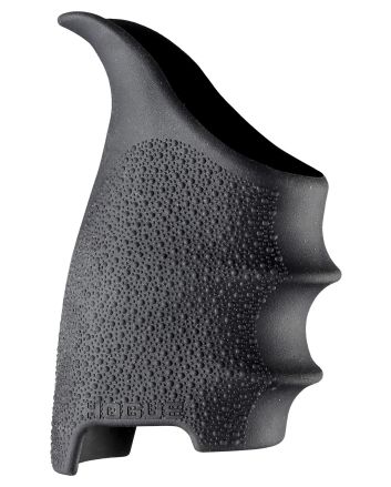 Hogue 17600 HandAll Beavertail Grip Sleeve made of Rubber with Textured Black Finish &amp; Finger Grooves for Sig P320