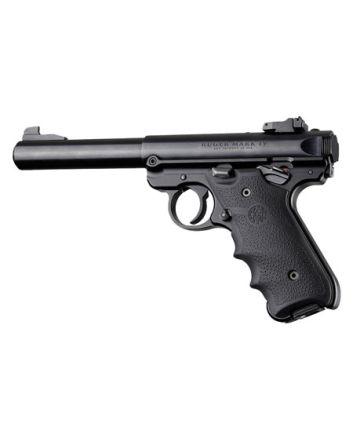 Hogue 79000 Rubber GripBlack with Finger Grooves for Ruger Mark IV