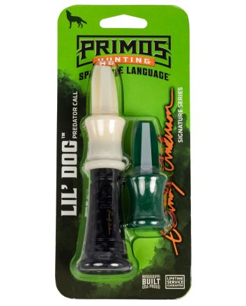 Primos PS350 Randy Anderson LIL ' Dog Open Call Distress/Whines Sounds Attracts Coyotes Black Plastic