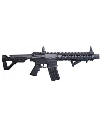 Crosman DSBR DPMS SBR Air Rifle CO2 177 25rd Shot Black Black Receiver Black 6 Position Stock