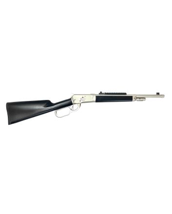 Taylors &amp; Company 220097 1892 Alaskan Take-Down 44 Rem Mag Caliber with 5+1 Capacity, 16.50" Barrel, Matte Chrome Metal Finish &amp; SoftTouch Black Synthetic Stock Right Hand (Full Size)