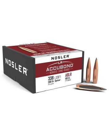 Nosler 58518 AccuBond Long Range 338Cal 300gr Spitzer Point 100/Box