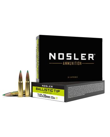 Nosler 40069 Ballistic Tip7.62x39mm 123gr Spitzer Ballistic Tip 20 Per Box/10 Case