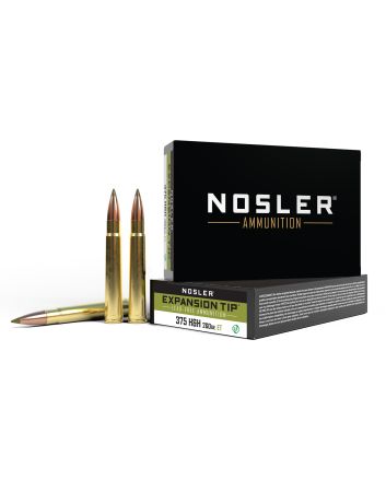 Nosler 40395 E-Tip375H&amp;HMag 260gr E Tip Boat Tail 20 Per Box/10 Case