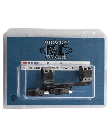 Midwest Industries MIQD30SM 30mm QD Scope Mount/Ring Combo Black Hardcoat Anodized