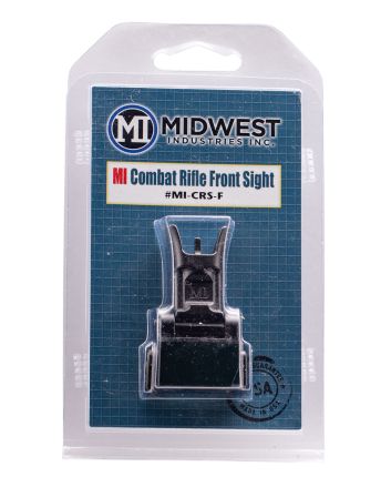 Midwest Industries MICRSF Combat Rifle Flip Front SightBlack for AR-15, M16, M4