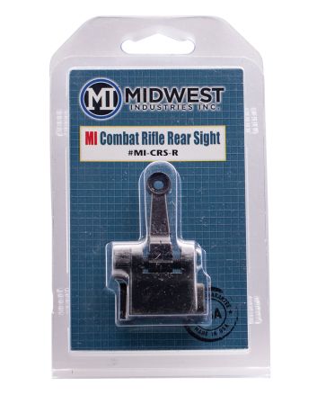 Midwest Industries MICRSR Combat Rifle Rear Flip SightBlack for AR-15, M16, M4