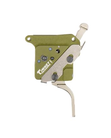 Timney Triggers 51716V2 Elite HunterStraight Trigger with 3 lbs Draw Weight &amp; Green/Nickel Finish for Remington 700 Right