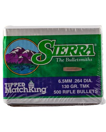 Sierra 7430C Tipped MatchKing264Cal 130gr Tipped MatchKing 500/Box