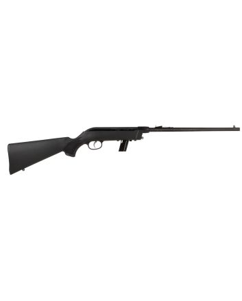 Savage Arms 40210 64 Takedown Full Size 22 LR 10+1 16.50" Black Satin Sporter Barrel, Satin Black Drilled &amp; Tapped Carbon Steel Receiver, Matte Black Fixed Synthetic Stock, Left Hand