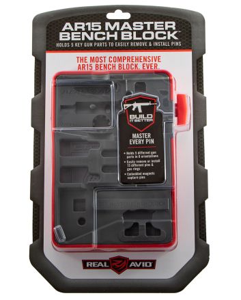 Real Avid AVAR15MBB Master Bench Block Black Polymer Resin AR Platforms