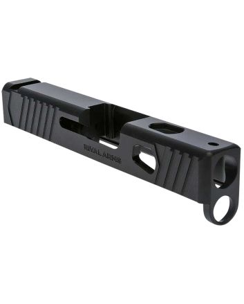 Rival Arms RA10G305A Precision Slide A1 Compatible w/Glock 43 Gen3, 9mm Luger Black QPQ Stainless Steel, RMR Cut Sights