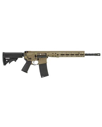 LWRC ICDIR5CK16ML Individual Carbine Direct Impingement 5.56x45mm NATO 30+1 16.10" Barrel, Exclusive Flat Dark Earth Anodized Receiver, A2 Flash Hider, 6 Position Stock, Magpul MOE Grip, Optics Ready
