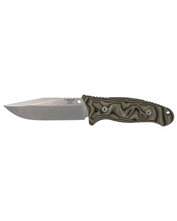 Hogue 35278 EX-F024.50" Fixed Clip Point Plain Tumble Polish 154CM SS Blade/ G-Mascus Green G10 Handle